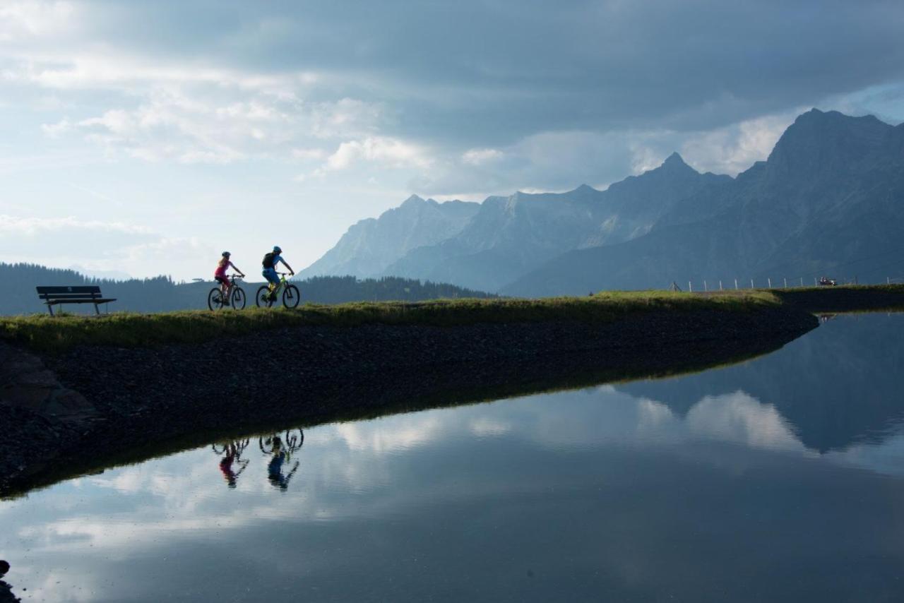 Chalet Dorfalm Maria Alm am Steinernen Meer Bagian luar foto